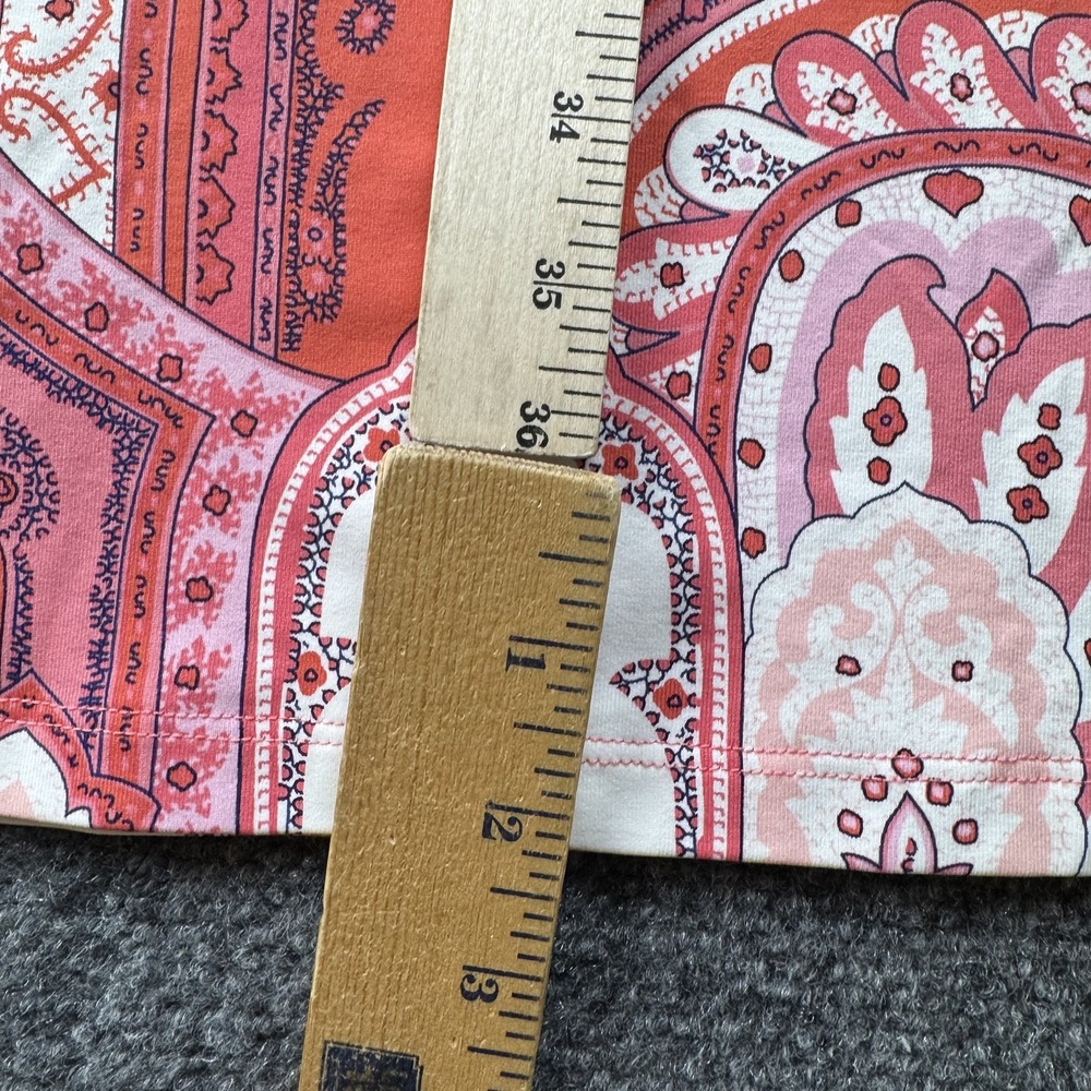 J McLaughlin Dress Womens Medium Paisley Sleeveless Sheath Stretch Summer Casual - Picture 6 of 9